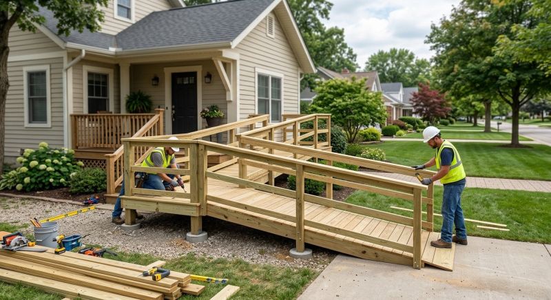 Accessible Ramp Construction in Conroe, TX