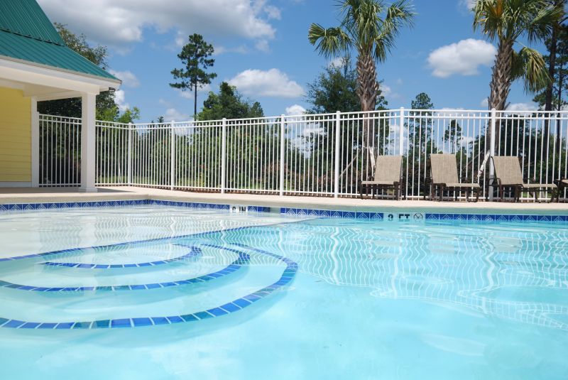 Metal Pool Fence Installation in Des Moines, IA