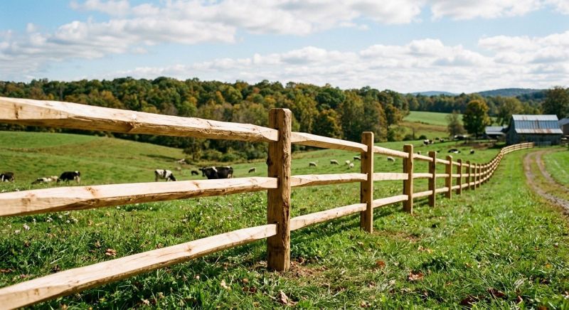 Rail Fence Construction in Pearland, TX