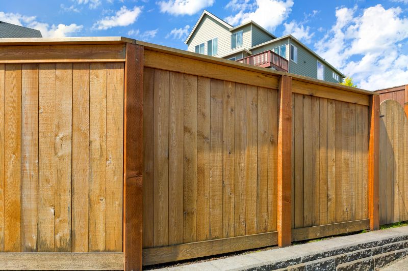Wood Plank Fence Installation in Sacramento, CA