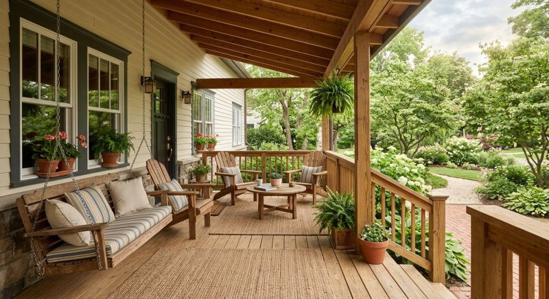 Wood Porch Construction in Norwalk, CT