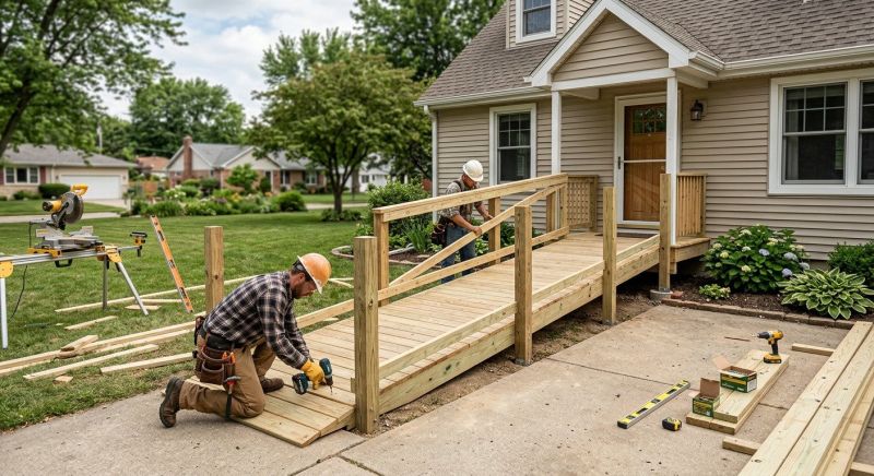 Accessible Ramp Construction in Conroe, TX