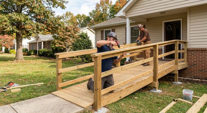 Ada Ramp Installation in Conroe, TX
