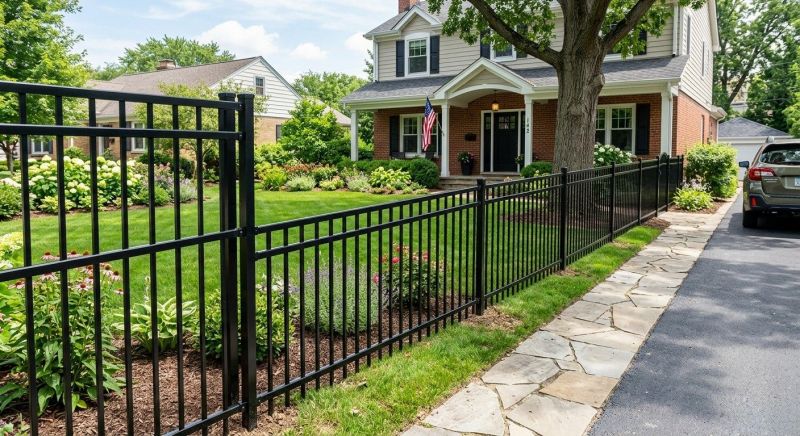 Aluminum Fence Replacement in Pearland, TX