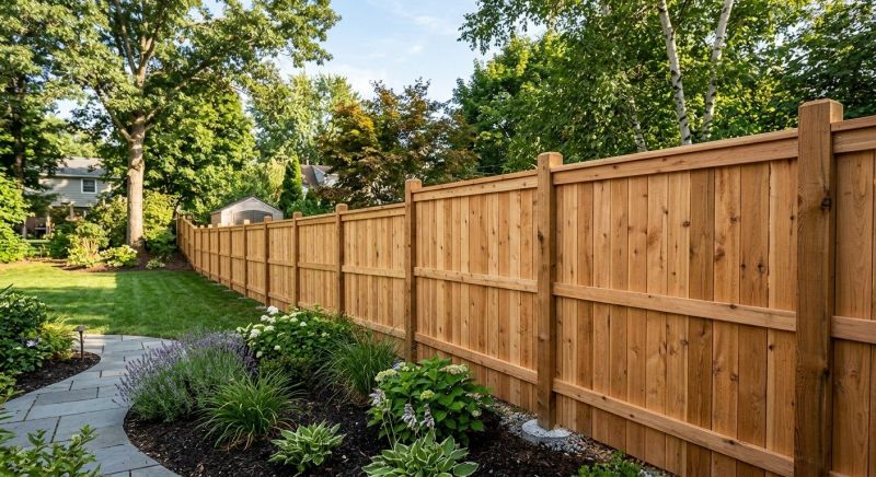 Cedar Fencing Installation in Roseville, CA