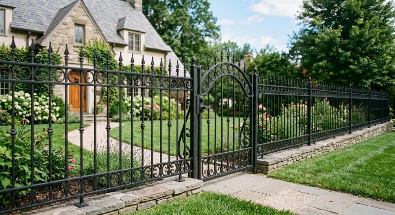 Custom Iron Fence Installation in Alpharetta, GA