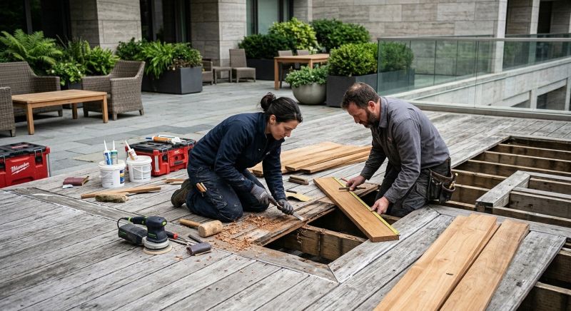 Deck Floor Replacement in Seattle, WA