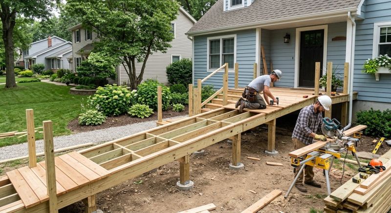 Entrance Ramp Installation in Conroe, TX