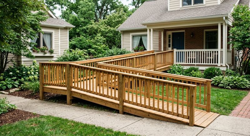 Entrance Ramp Installation in Wilmington, NC