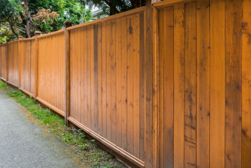 New Wooden Fence