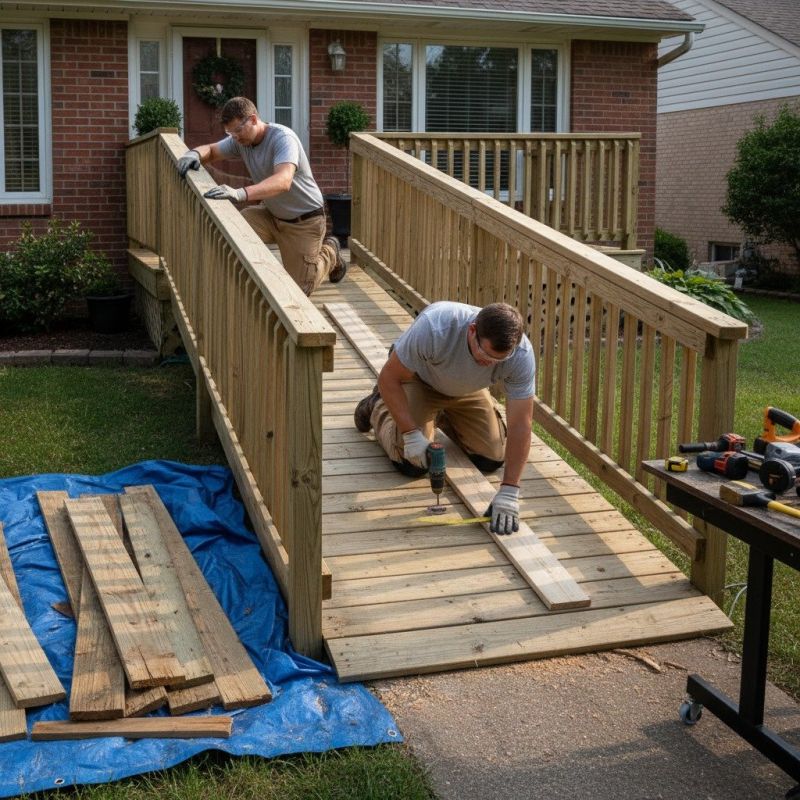 Handicap Ramp Construction in Wilmington, NC