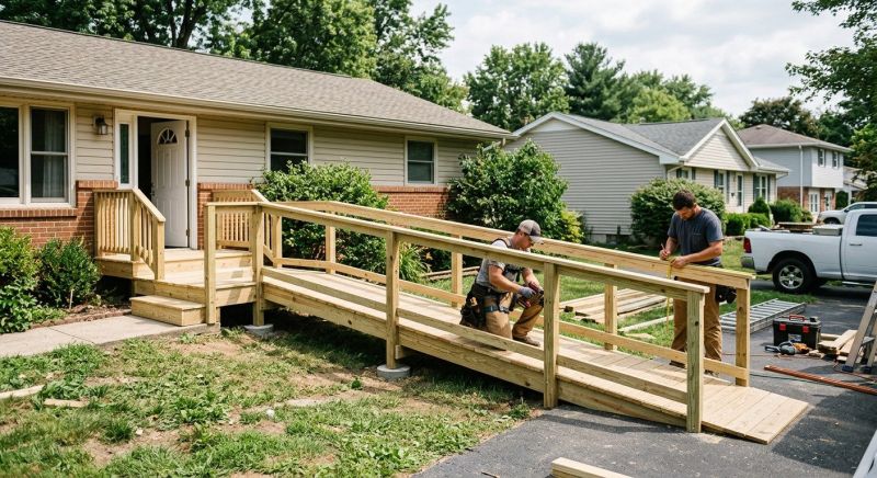 Handicap Ramp Replacement in Conroe, TX