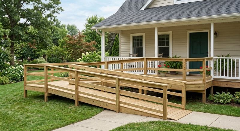 Porch Ramp Construction in Wilmington, NC