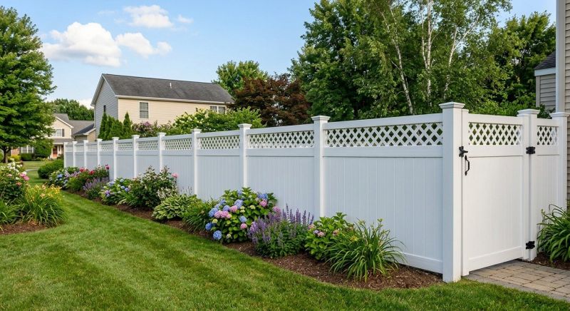 Pvc Lattice Fence Installation in Wilmington, NC