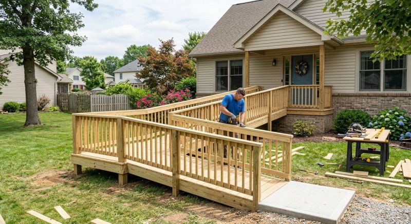 Stair Ramp Construction in Kansas City, KS