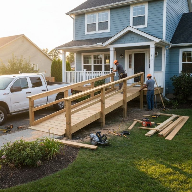 Wheelchair Ramp Construction in Kansas City, KS
