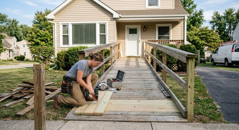 Wheelchair Ramp Replacement in Kansas City, KS