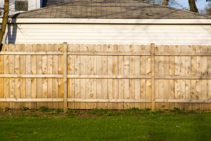 Wood Plank Fence Installation in Sacramento, CA