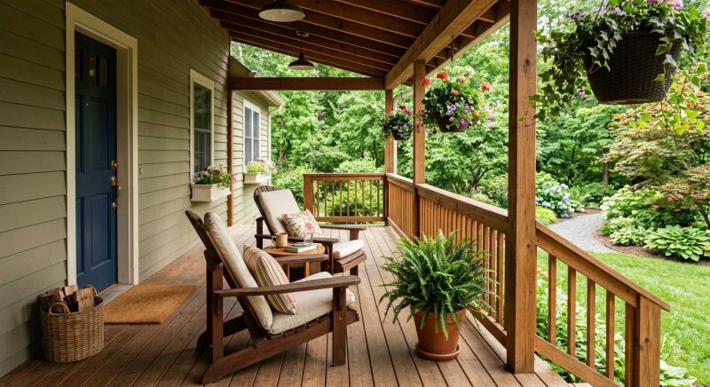Wood Porch Construction in Boston, MA