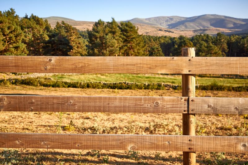 Wooden Farm Fence Installation in Roseville, CA